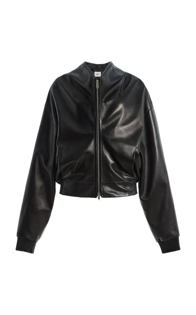 Ixin Leather Bomber Jacket Ixin Leather Bomber Jacket