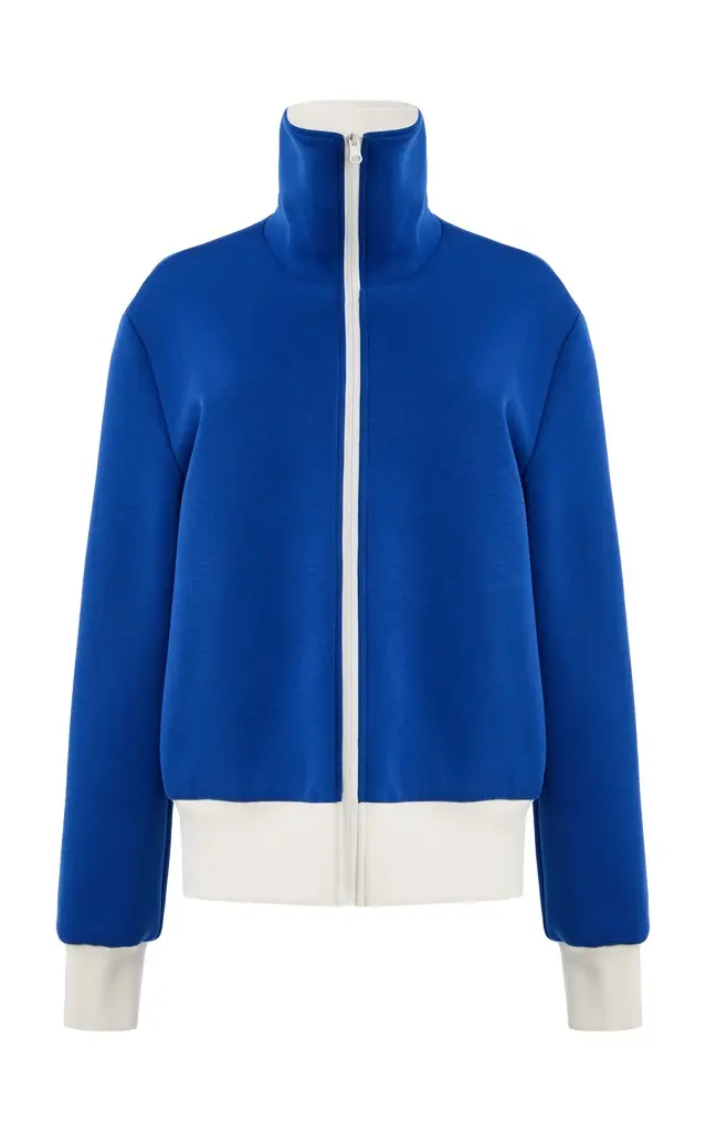Reversible High-Neck Jersey Jacket Reversible High-Neck Jersey Jacket