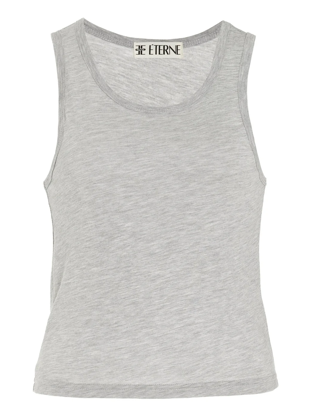 Fitted Cotton-Blend Jersey Tank Top