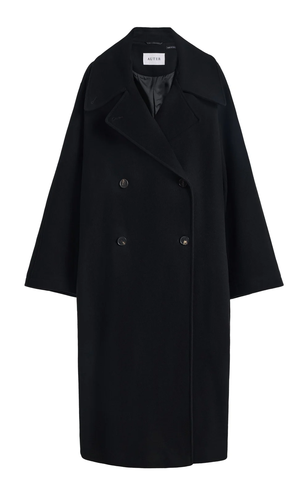 Double-Breasted Wool-Blend Peacoat Double-Breasted Wool-Blend Peacoat