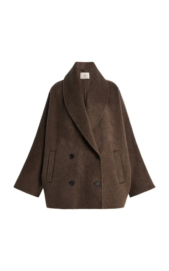 Auter Mohair Wrap Coat