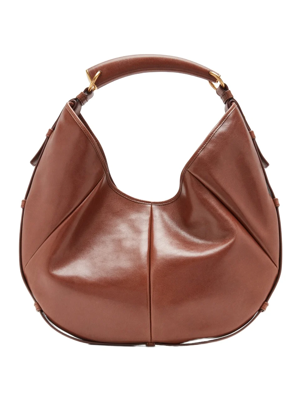 Saint Laurent Medium Mombasa Leather Hobo Bag