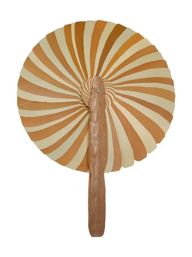 Palm Leaves Wooden Fan Palm Leaves Wooden Fan