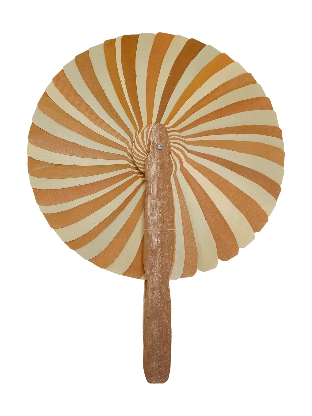 The Nice Fleet Palm Leaves Wooden Fan