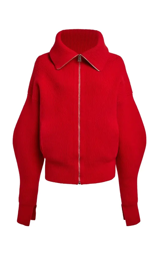 High Neck Knit Cardigan High Neck Knit Cardigan