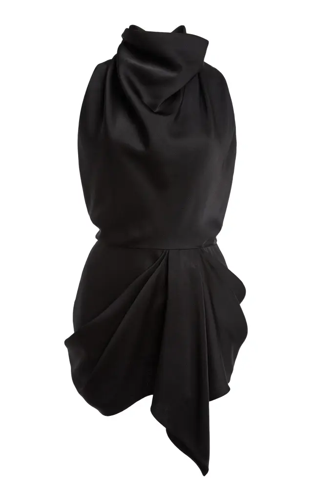 Draped Satin Top Draped Satin Top