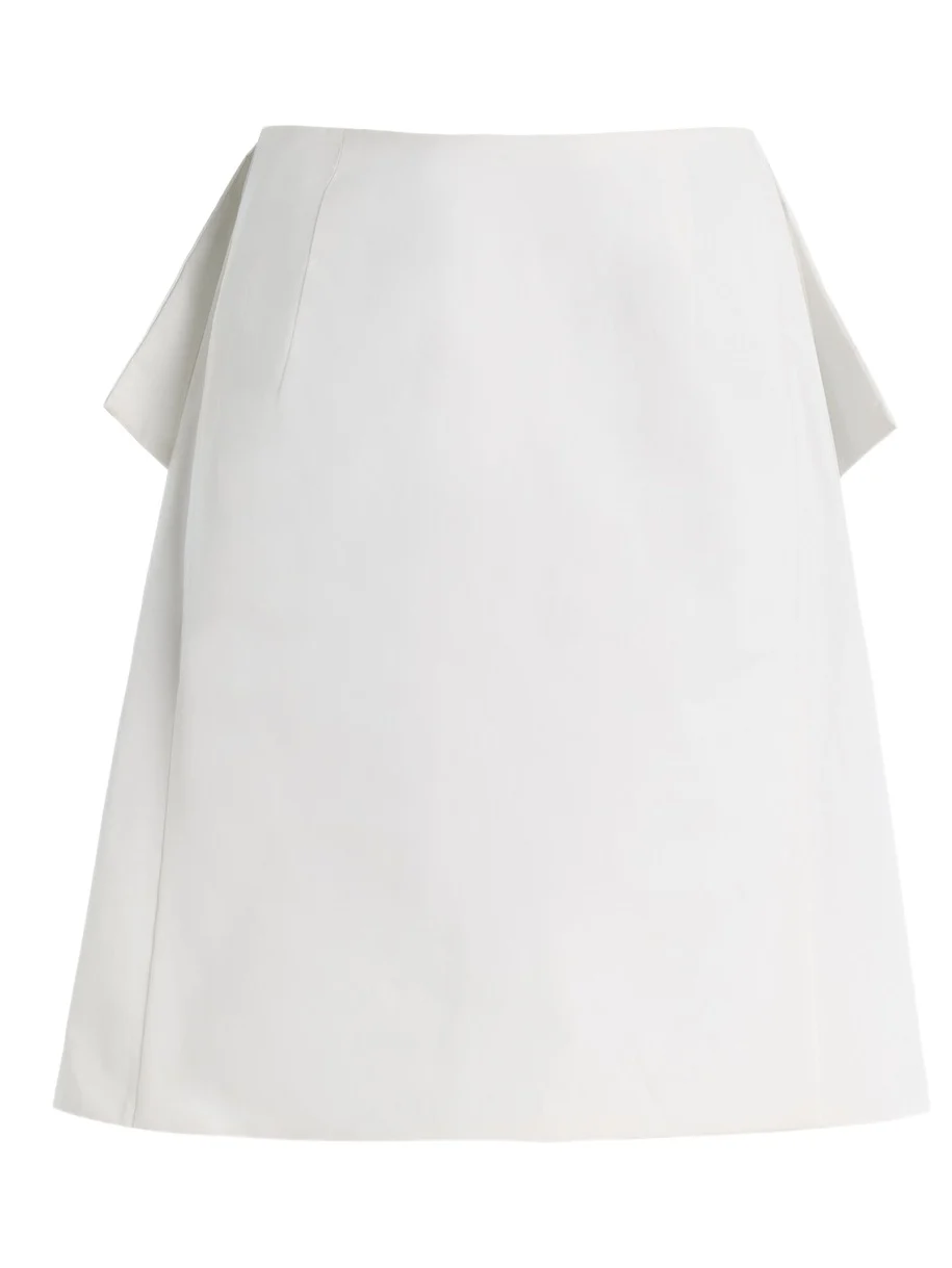 Contrast Back Twill Mini Skirt Contrast Back Twill Mini Skirt