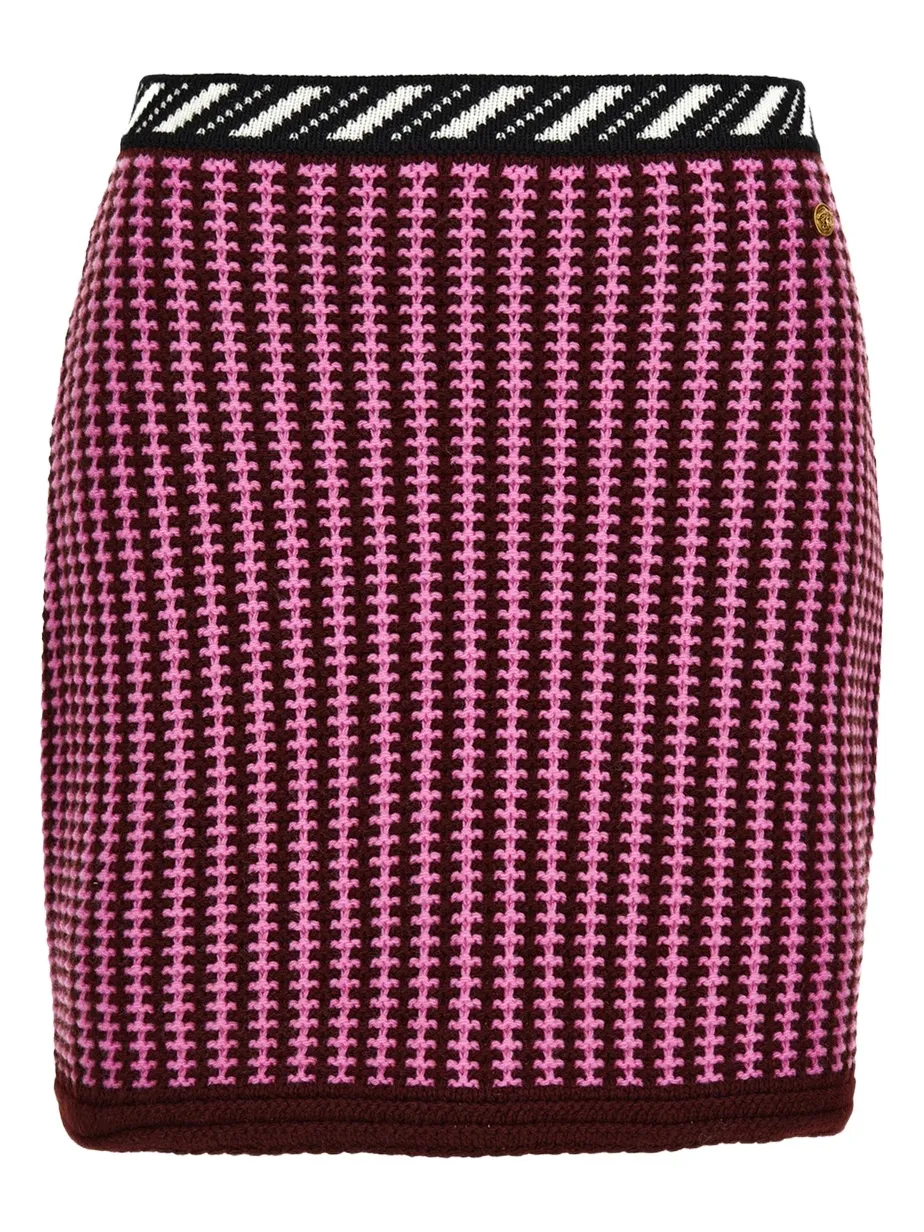 Crochet Knit Mini Skirt Crochet Knit Mini Skirt