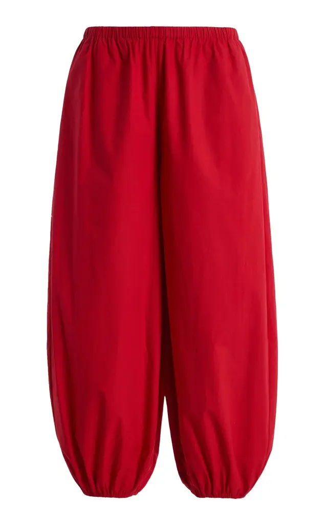 Posse Exclusive Beau Cotton Barel-Leg Pants
