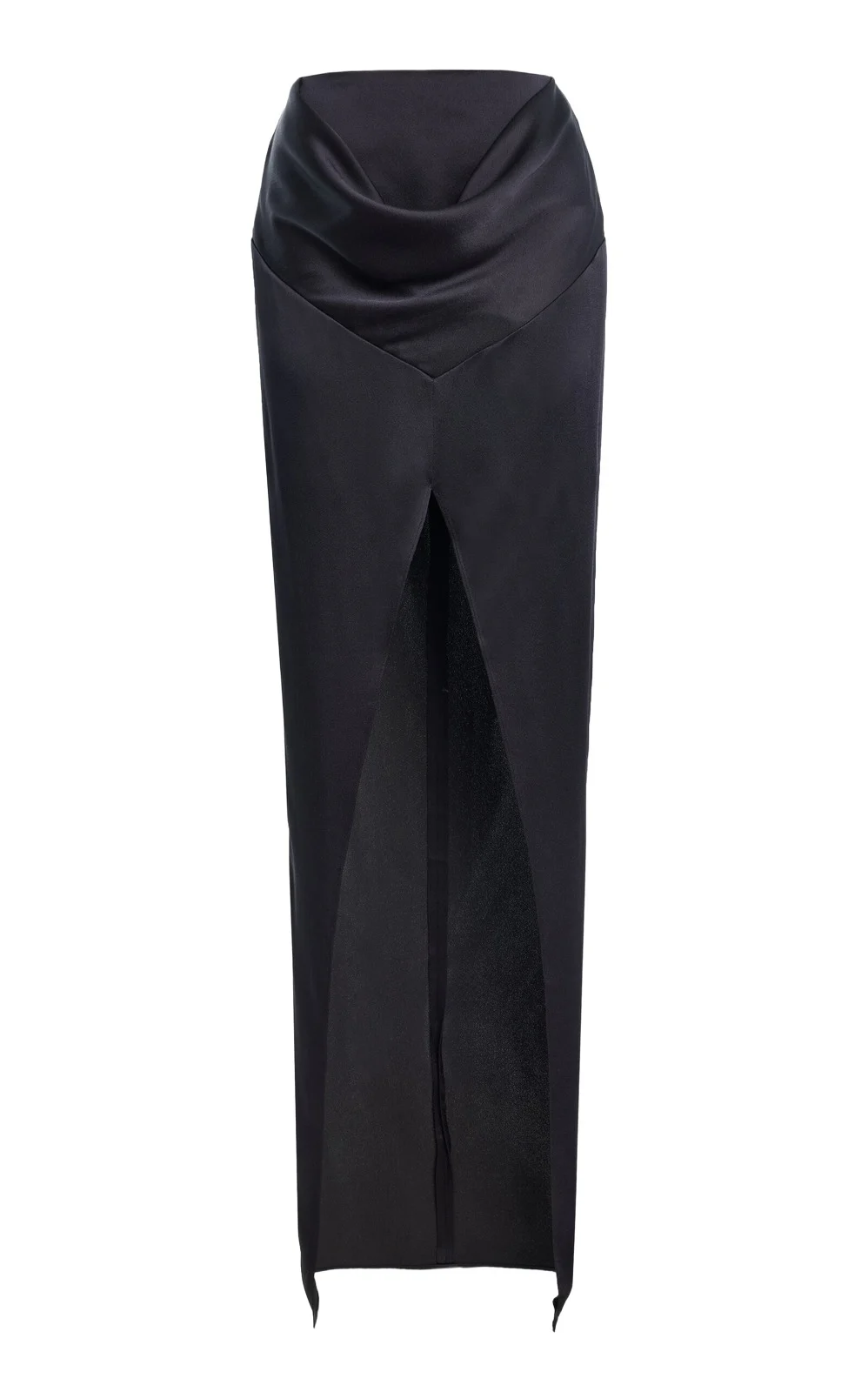 Caryatid Satin Maxi Skirt