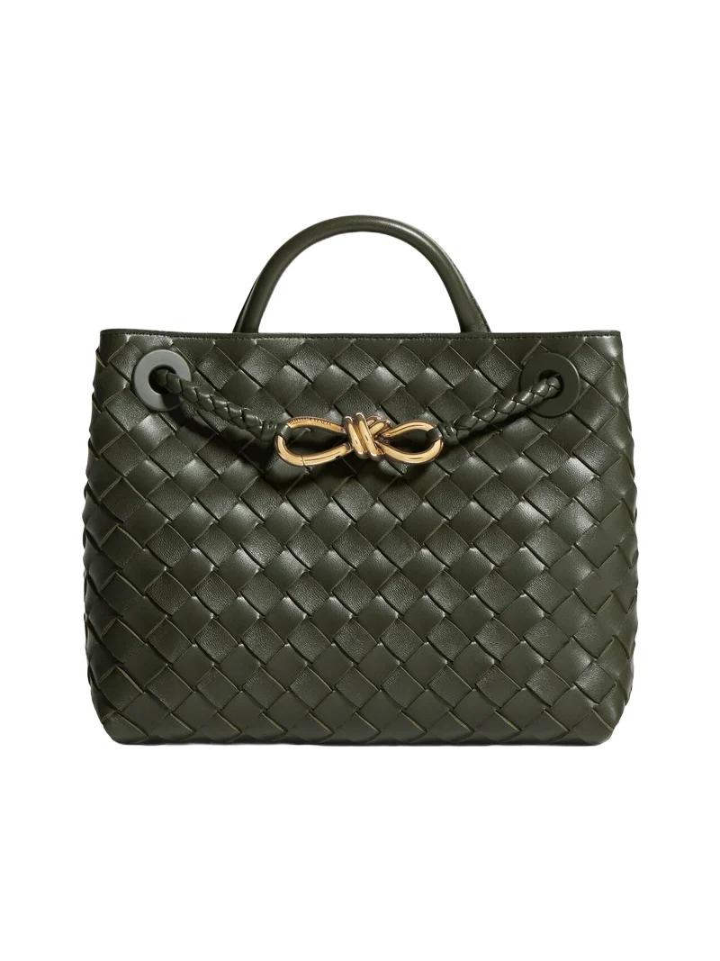 Small Andiamo Intrecciato Leather Bag Small Andiamo Intrecciato Leather Bag