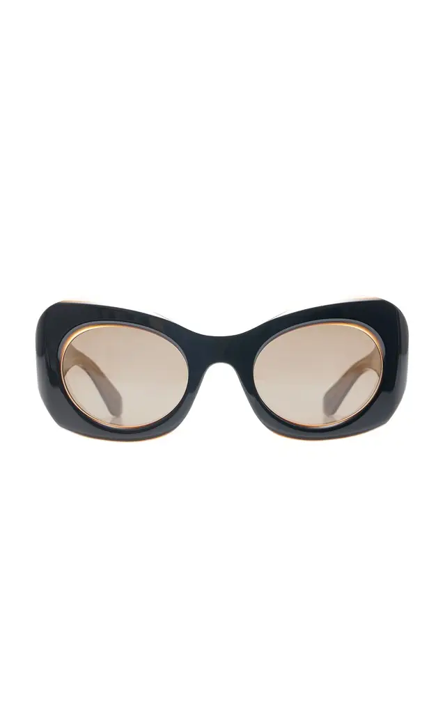 Loewe Signature Cat-Eye Acetate Sunglasses