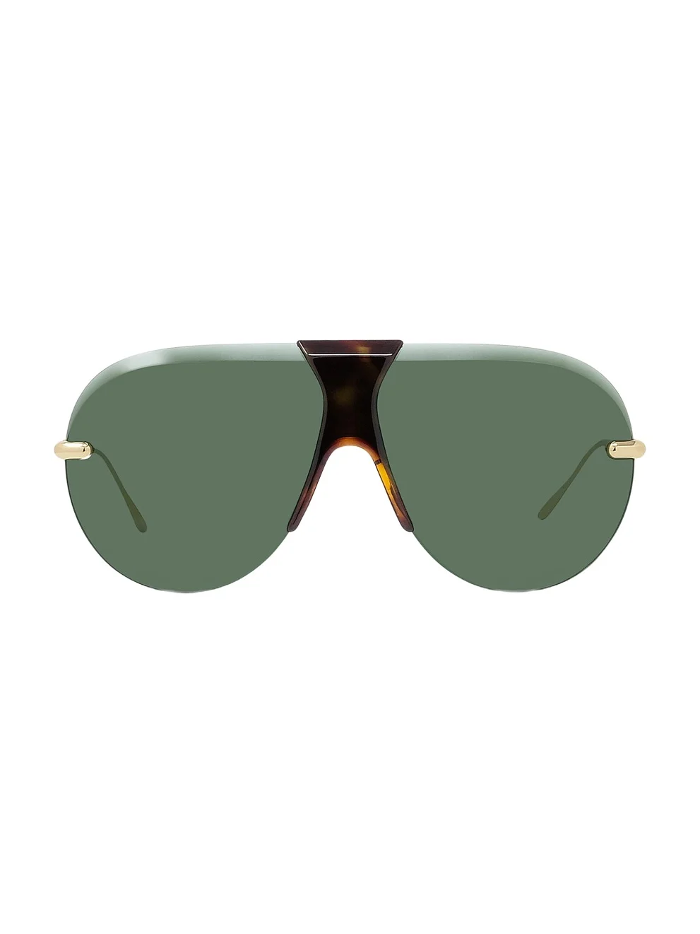 Loewe Slim Round-Frame Metal Sunglasses