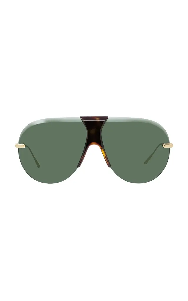 Loewe Slim Round-Frame Metal Sunglasses