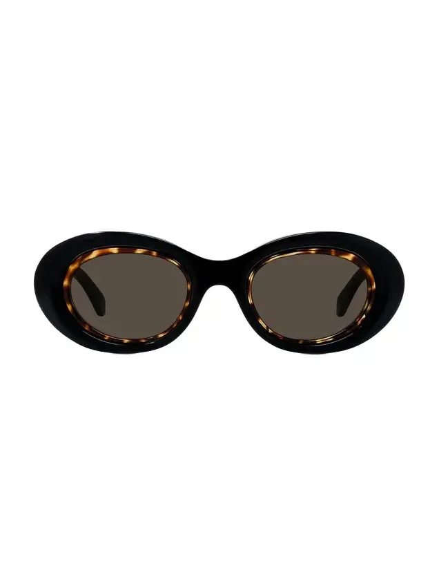Loewe Anagram Oval-Frame Acetate Sunglasses