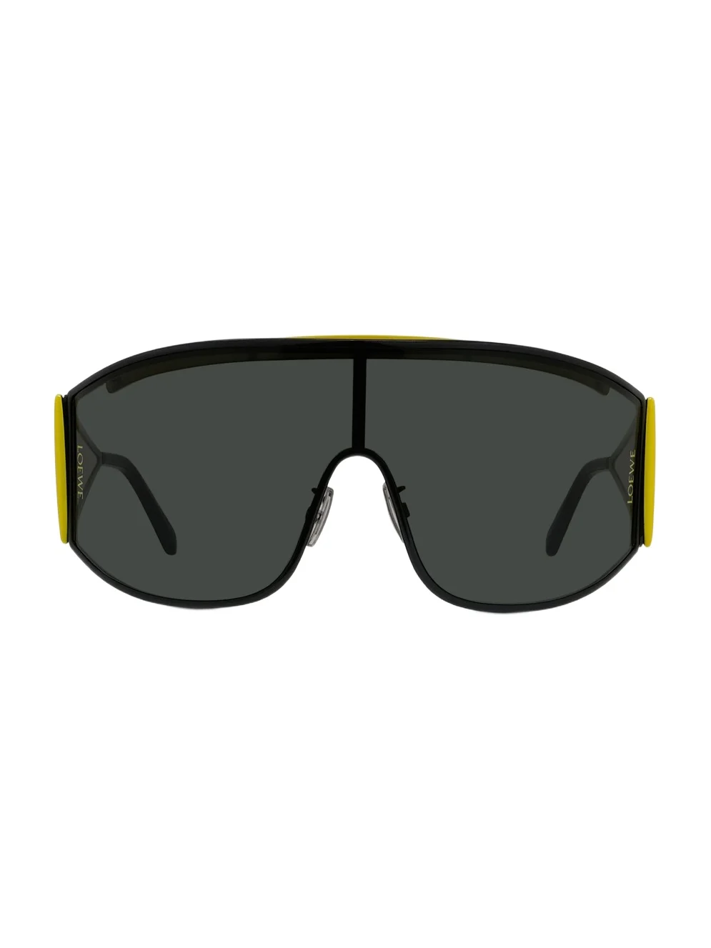 Loewe Signature Square-Frame Metal Sunglasses