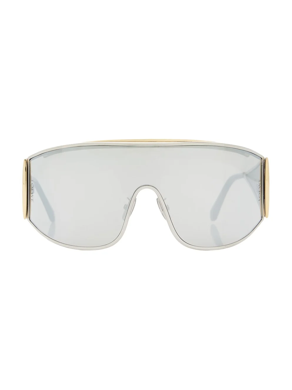 Loewe Signature Square-Frame Metal Sunglasses