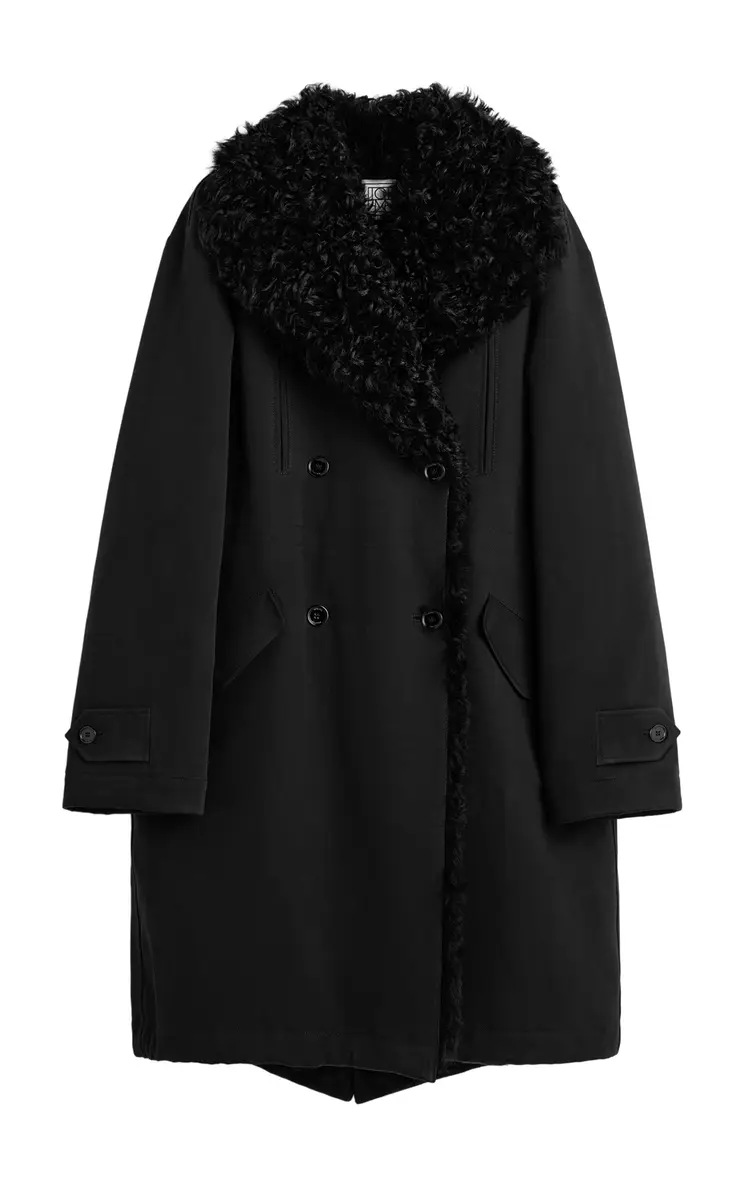 Relaxed Shearling Cotton Parka Relaxed Shearling Cotton Parka