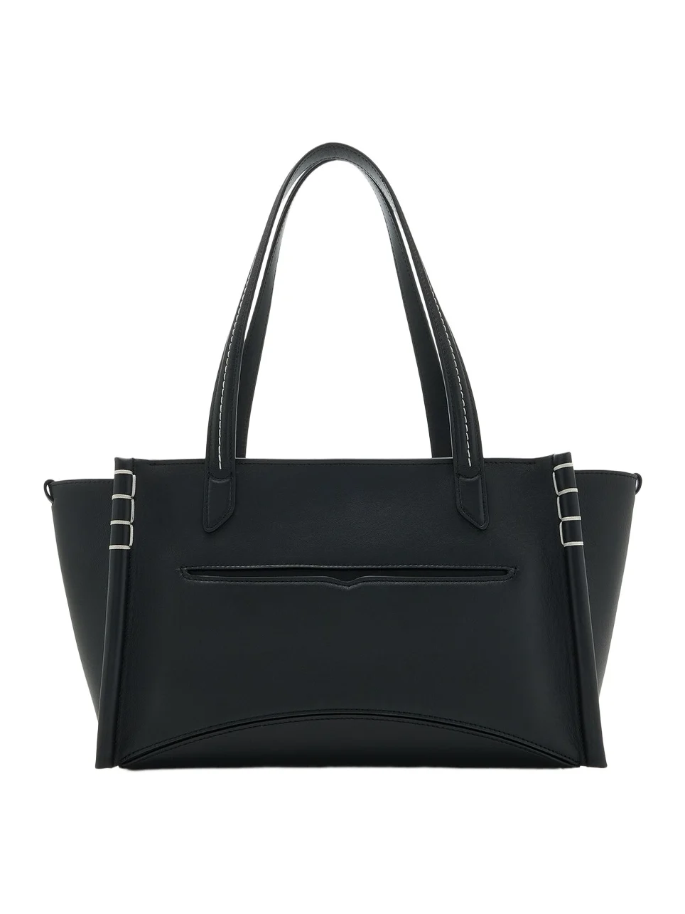 Elongated Loafer Leather Tote