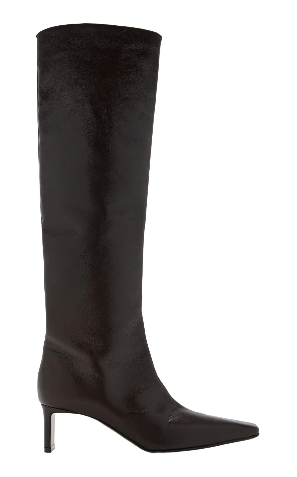 One Knee-High Leather Boots One Knee-High Leather Boots