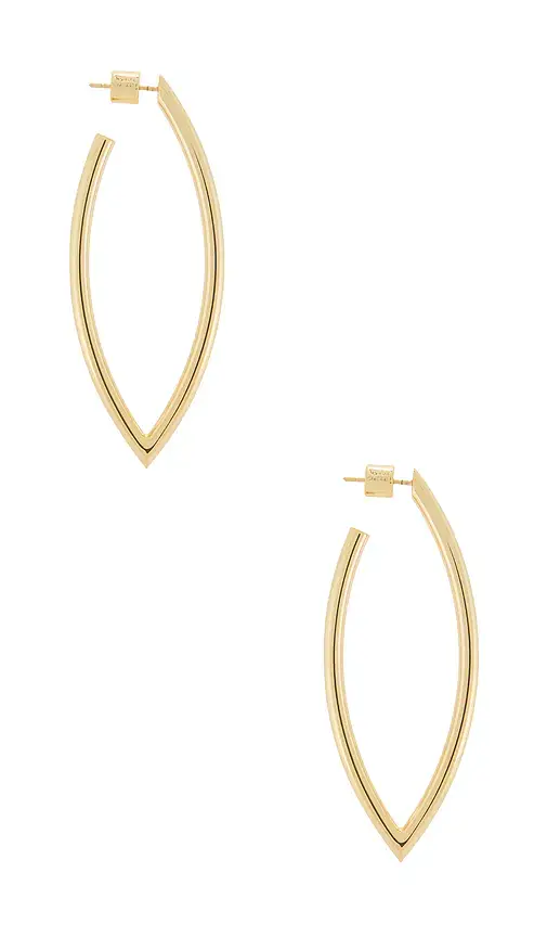 Jennifer Fisher Medium Feather Hoop Earrings | Thumbnail 2 Jennifer Fisher Medium Feather Hoop Earrings | Thumbnail 2