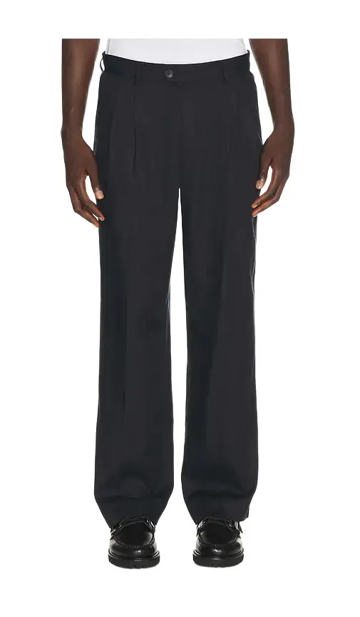 Pleated Leg Trousers