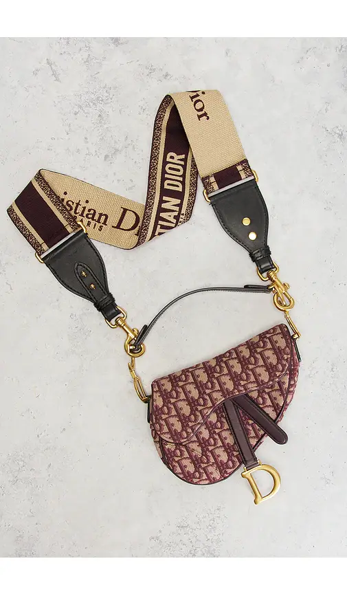 Dior Oblique Mini Saddle Bag | Thumbnail 2 Dior Oblique Mini Saddle Bag | Thumbnail 2