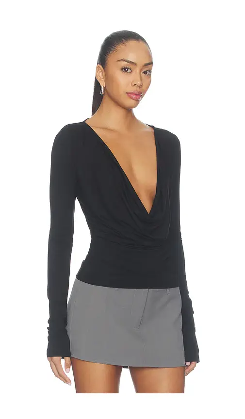 superdown Dalton Cowl Neck Top | Thumbnail 2 superdown Dalton Cowl Neck Top | Thumbnail 2