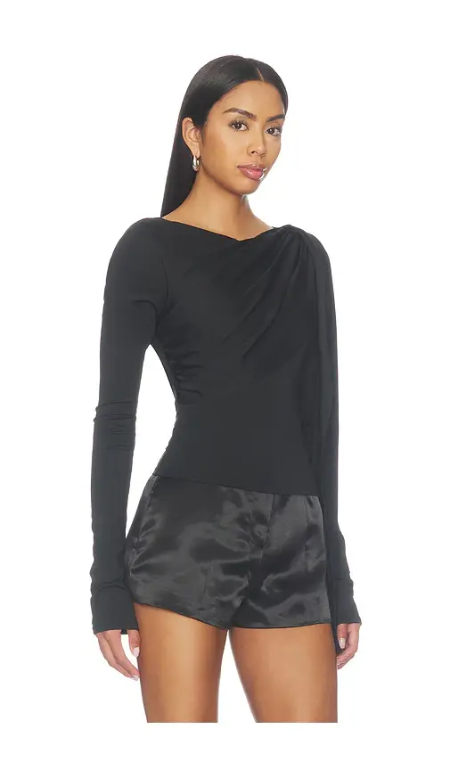 superdown Valeria Drape Top | Thumbnail 2
