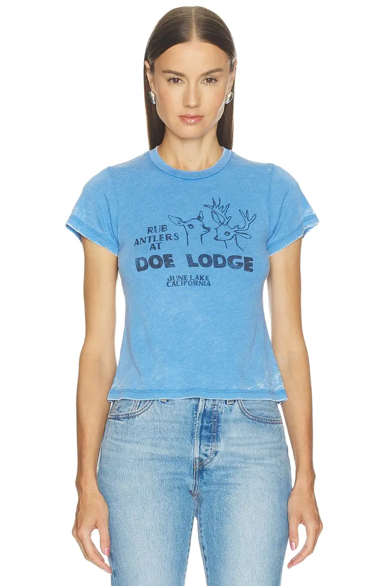 DAYDREAMER Rub Antlers Burnout Vintage Tee