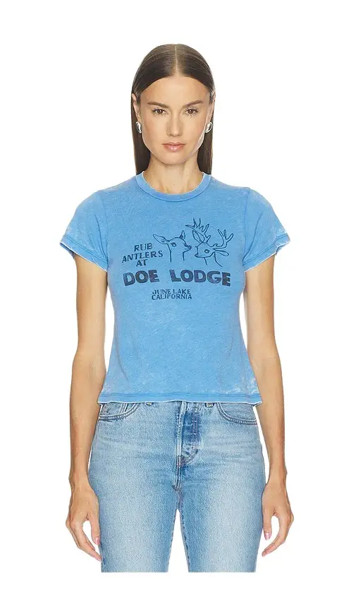 DAYDREAMER Rub Antlers Burnout Vintage Tee