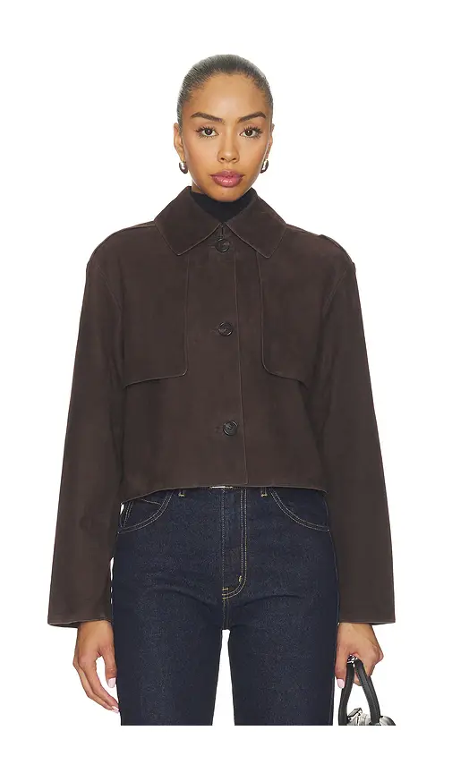 Theory Crop Trench Jacket | Thumbnail 2 Theory Crop Trench Jacket | Thumbnail 2