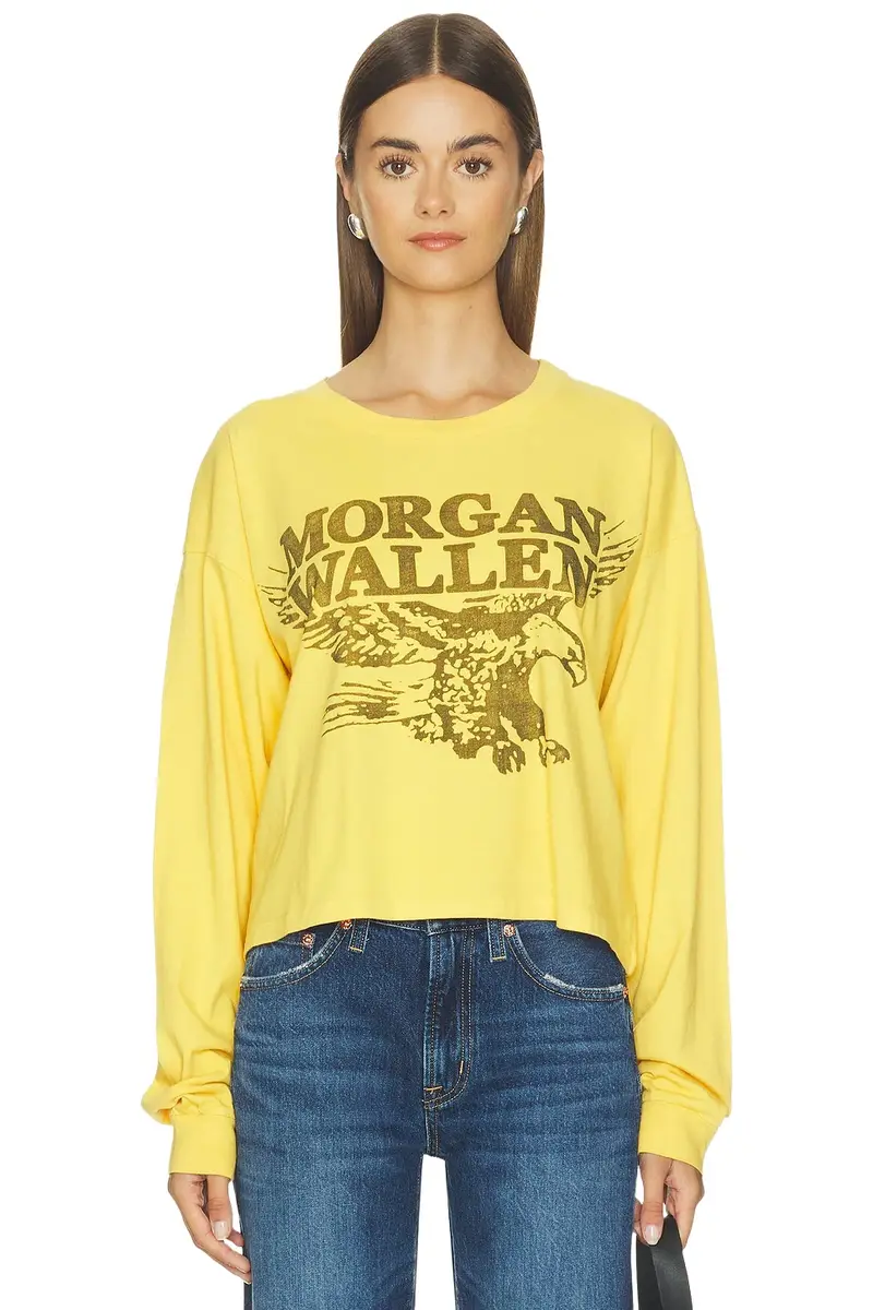 Morgan Wallen Eagle Meet & Greet Long Sleeve Top Morgan Wallen Eagle Meet & Greet Long Sleeve Top