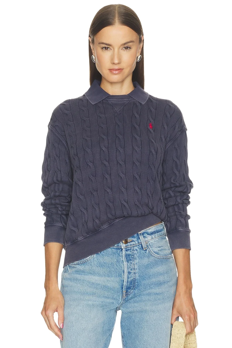 Cotton Long Sleeve Polo Knit Collar Polo Cotton Long Sleeve Polo Knit Collar Polo