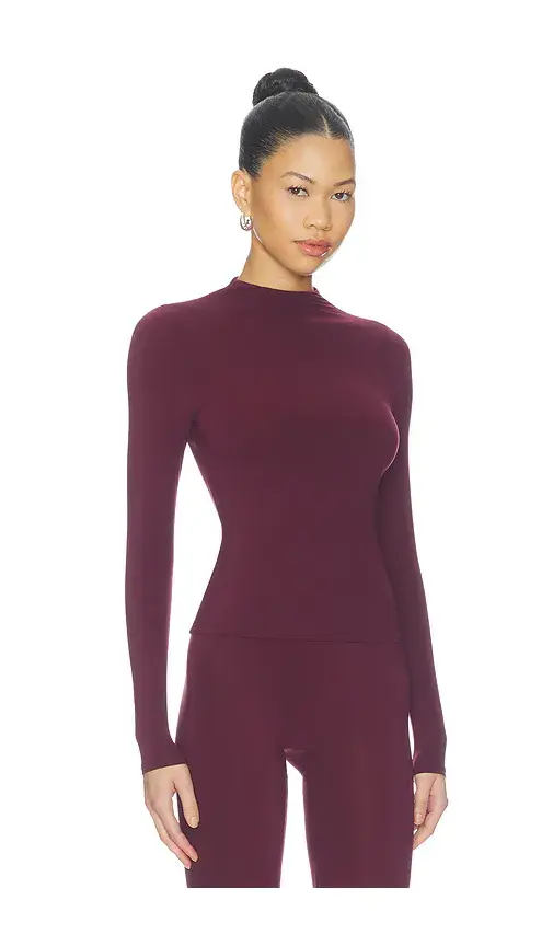 Naked Wardrobe Naked Mock Neck Top | Thumbnail 2 Naked Wardrobe Naked Mock Neck Top | Thumbnail 2