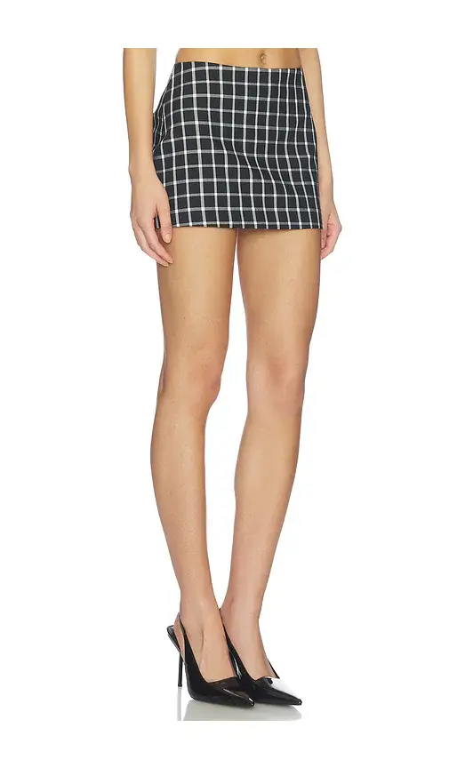 Naked Wardrobe Suiting Checkered Mini Skirt | Thumbnail 2 Naked Wardrobe Suiting Checkered Mini Skirt | Thumbnail 2