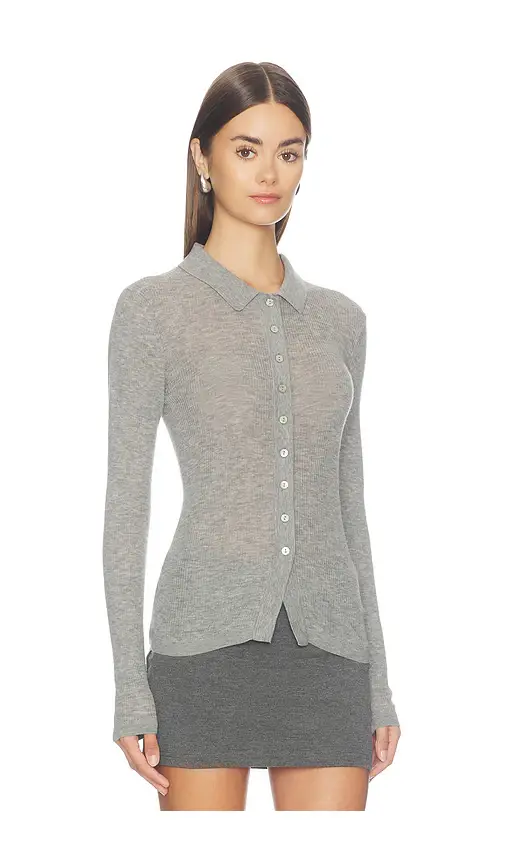 Pistola Korey Merino Blend Featherweight Rib Cardigan | Thumbnail 2 Pistola Korey Merino Blend Featherweight Rib Cardigan | Thumbnail 2