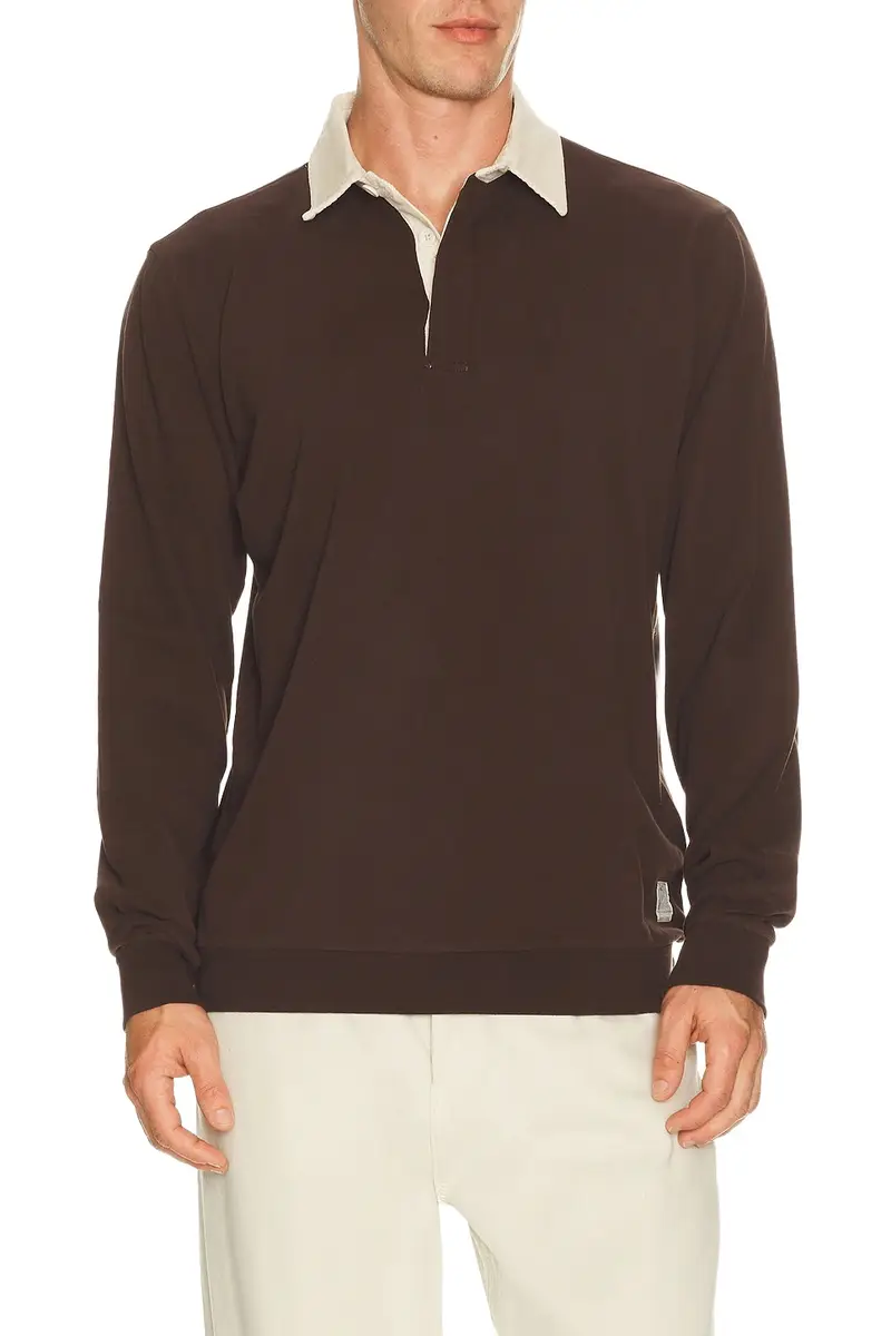 Marine Layer Sueded Rugby Polo