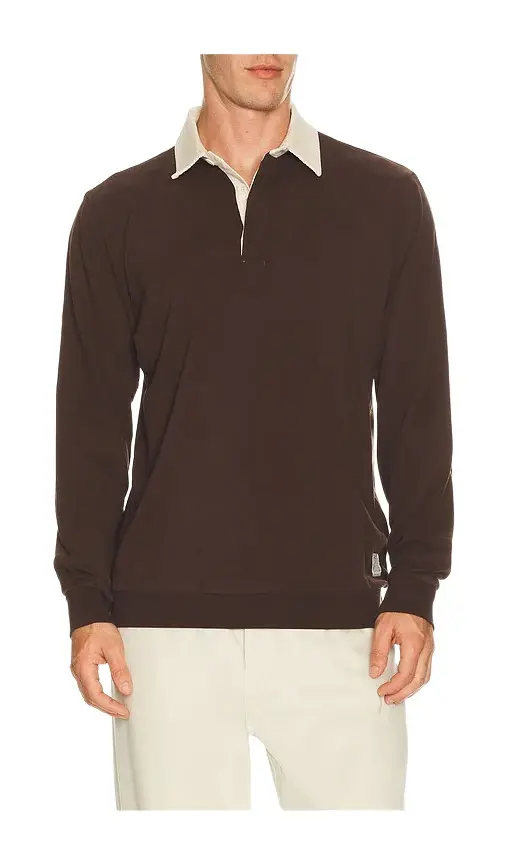 Marine Layer Sueded Rugby Polo
