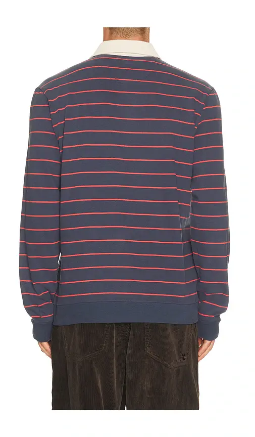 Marine Layer Sueded Rugby Polo | Thumbnail 2 Marine Layer Sueded Rugby Polo | Thumbnail 2