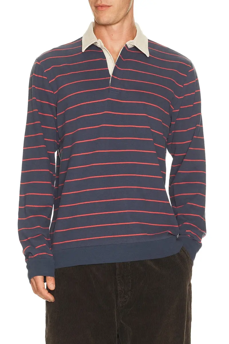 Marine Layer Sueded Rugby Polo