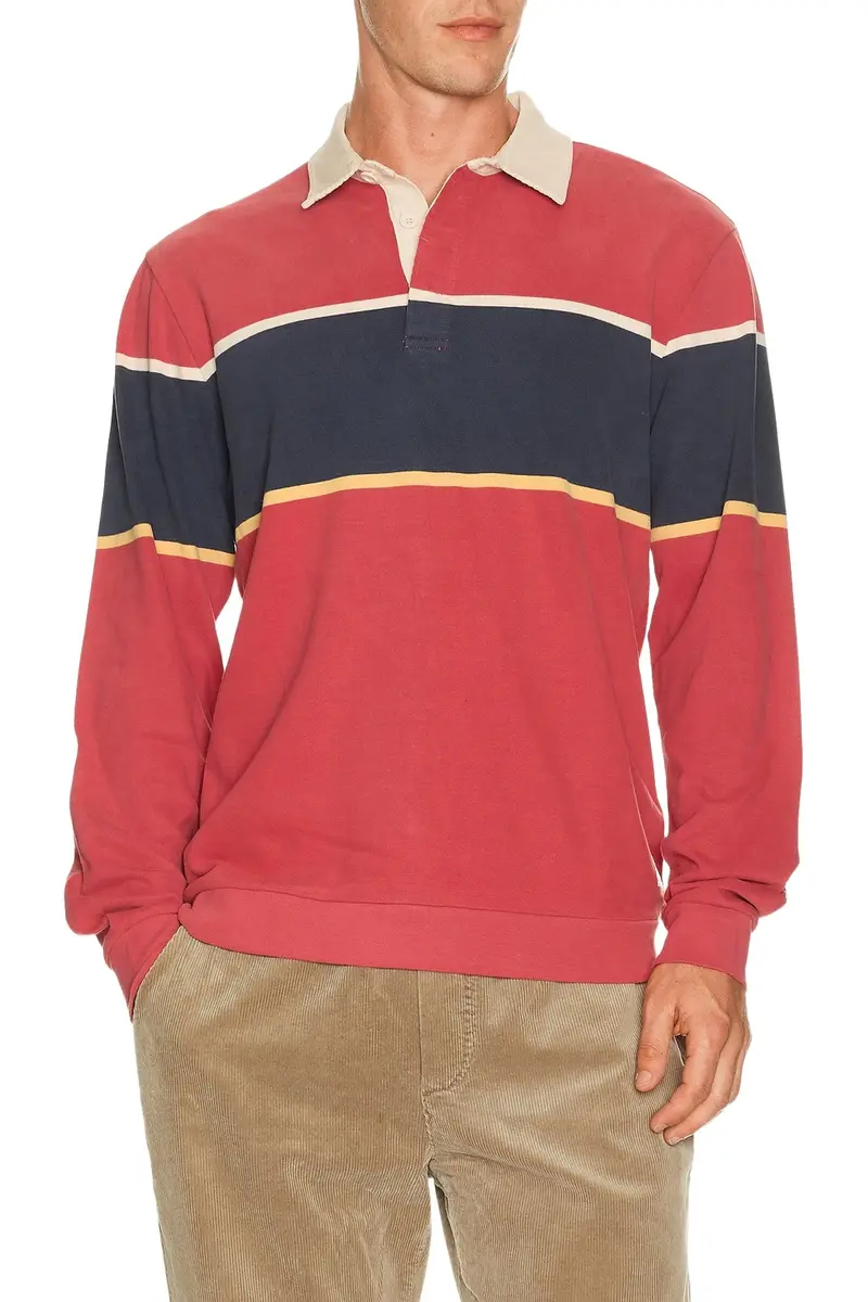 Marine Layer Sueded Rugby Polo