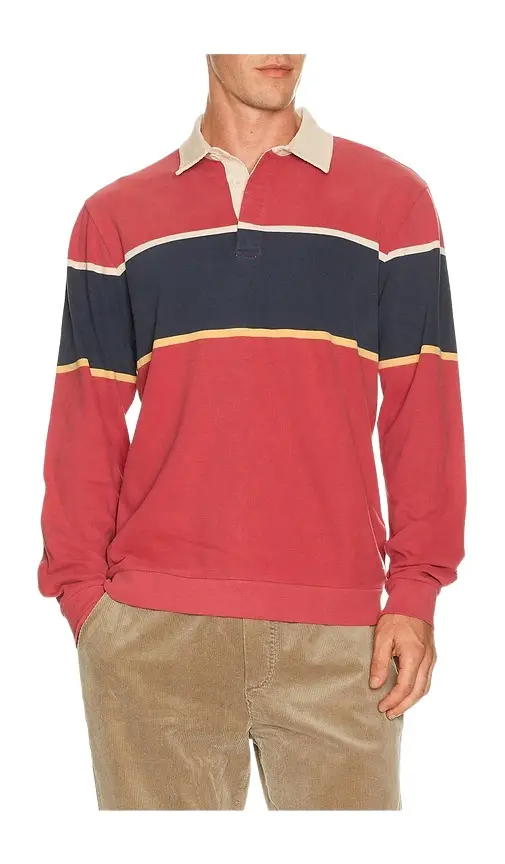 Marine Layer Sueded Rugby Polo