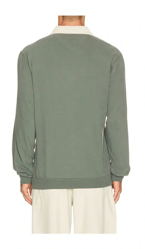 Marine Layer Sueded Rugby Polo | Thumbnail 2 Marine Layer Sueded Rugby Polo | Thumbnail 2