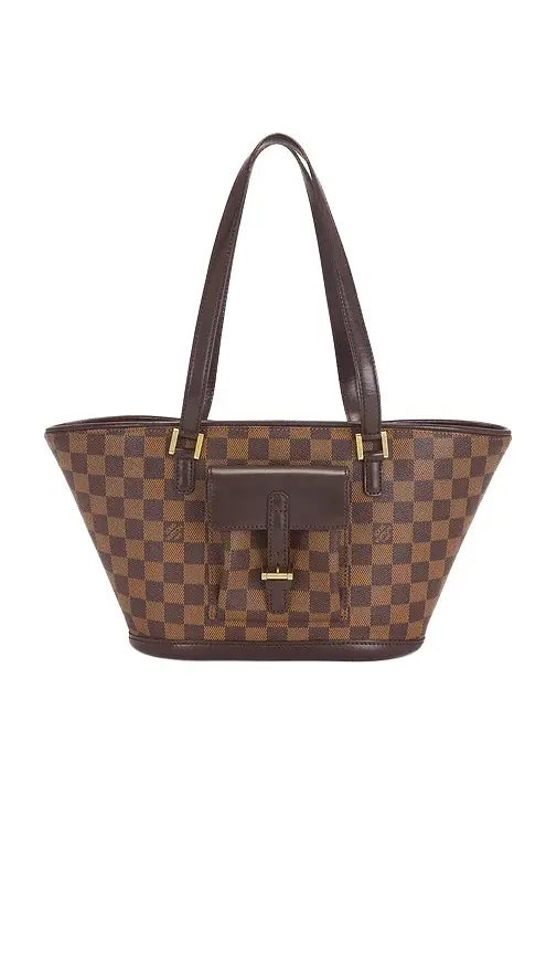 Damier Ebene Manosque PM Tote Bag Damier Ebene Manosque PM Tote Bag