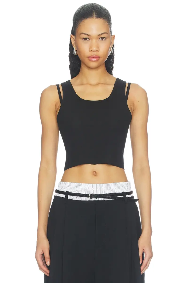 WAO Cropped Rib Tank