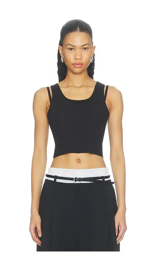 WAO Cropped Rib Tank