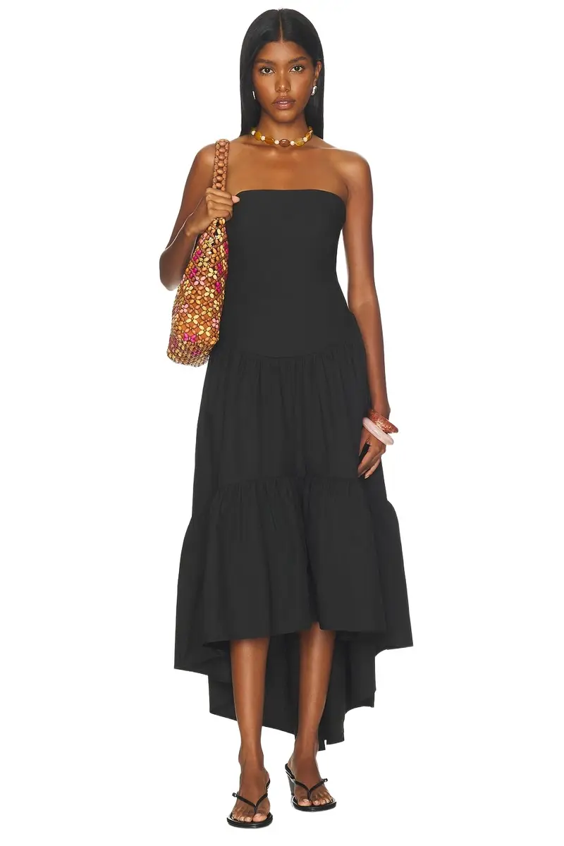 Poplin Tube High Low Dress Poplin Tube High Low Dress