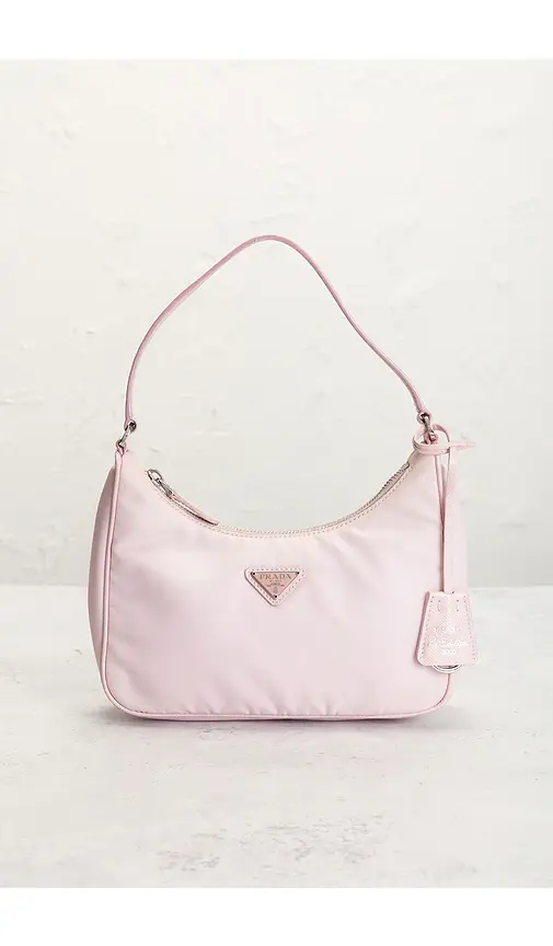 Prada Mini Re-Edition Re-Nylon Shoulder Bag | Thumbnail 2 Prada Mini Re-Edition Re-Nylon Shoulder Bag | Thumbnail 2
