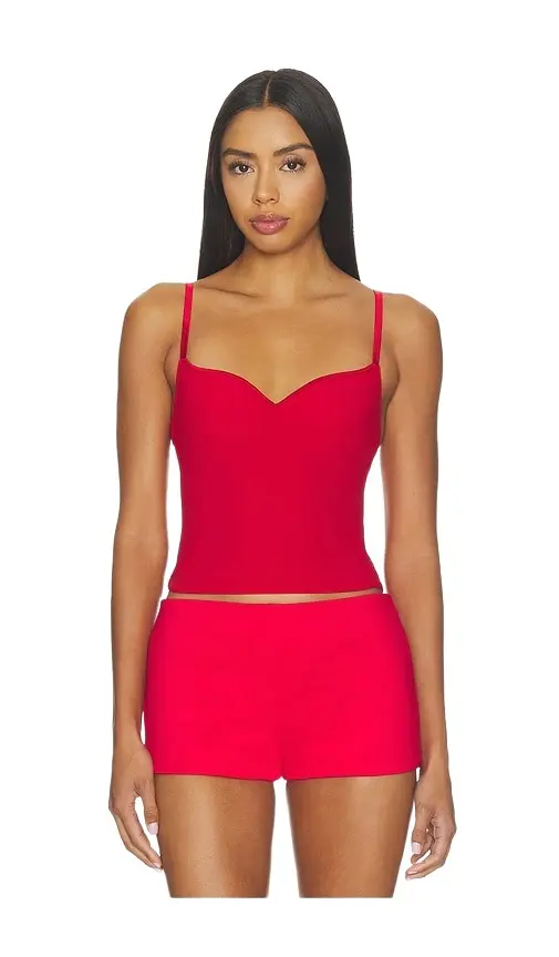 Fleur du Mal Built-in Bra Cami Top